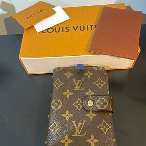 Louis Vuitton Brown and Gold Monogram Wallet